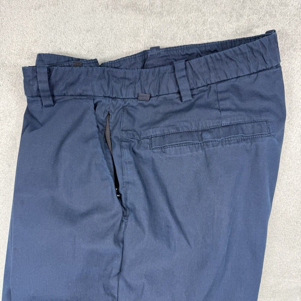 Lululemon Commission Pants Slim Mens 34 Blue Warpstreme Chino Classic Travel - Picture 10 of 11